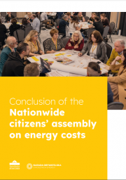 Conclusion of the Nationwide citizens’ assembly on energy costs